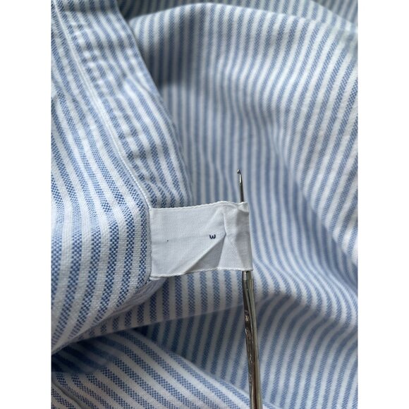 Ralph Lauren Button Front Shirt Size XXL Striped Short Sleeve Classic Fit Career - Picture 6 of 8